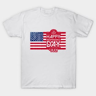 4th of July | God Bless America | Fourth Of July Patriotic Proud To Be American Gift Ideas | Red White Blue T-Shirt